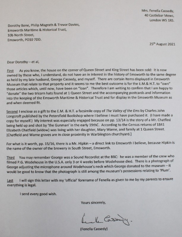 Letter of donation.JPG