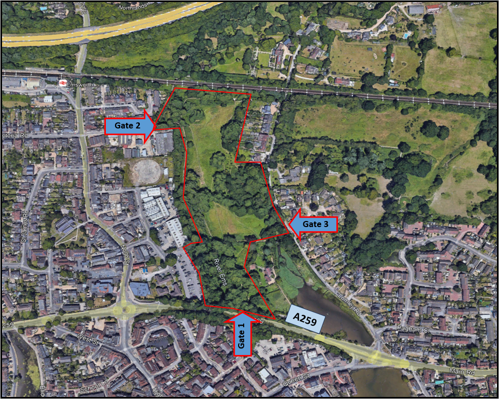 Map of Brook Meadow